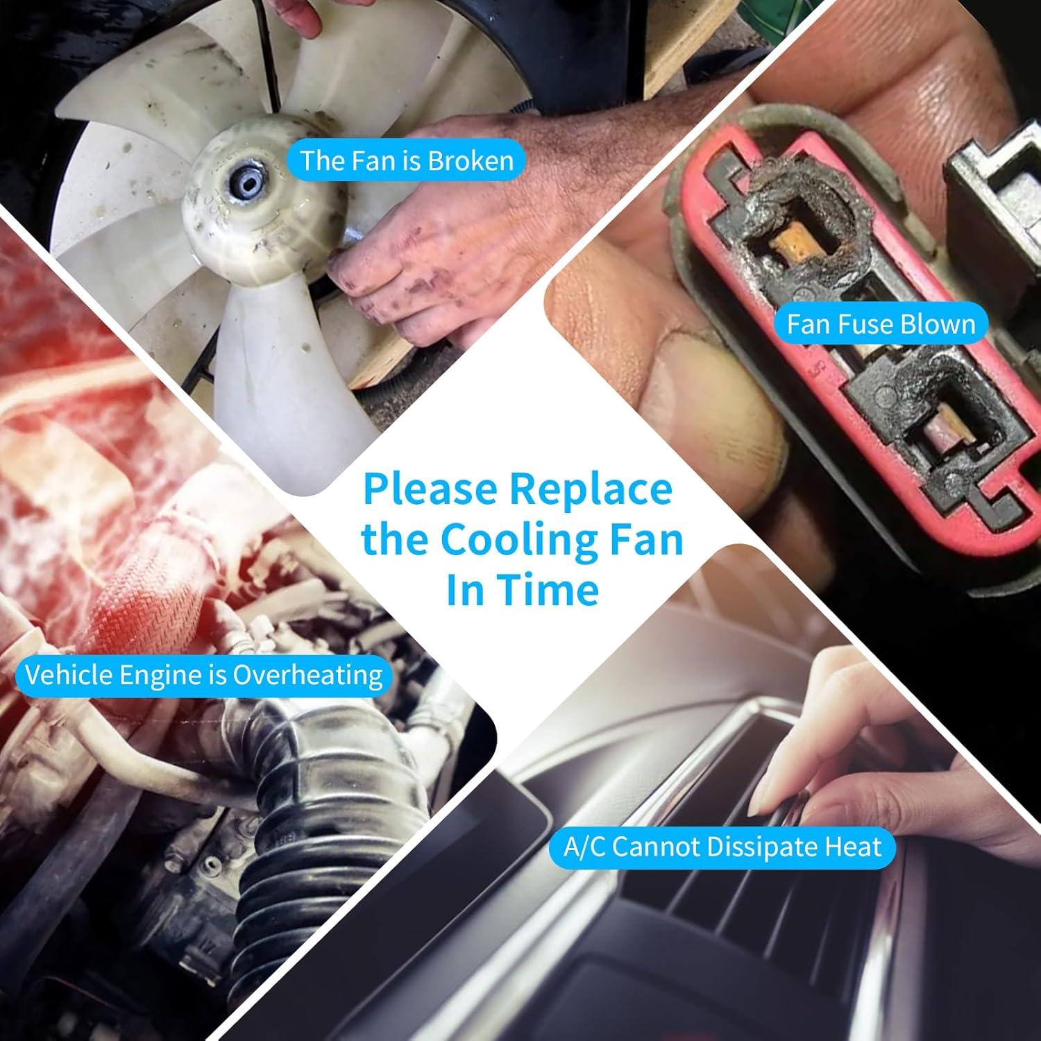 Ventilador de Refrigeración FREEMOTOR802 para Scion iA y Yaris