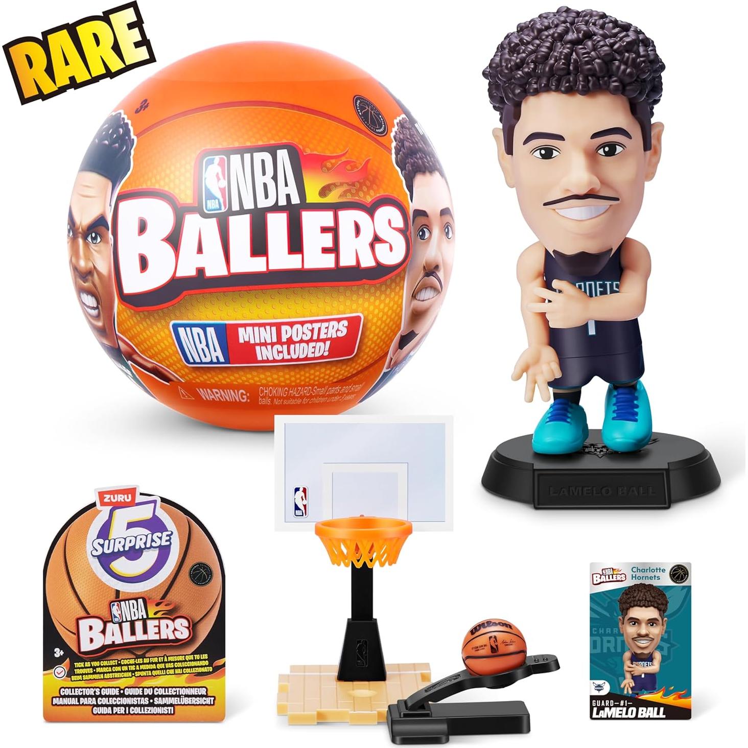 5 Sorpresa NBA Ballers ZURU Serie 1 Cápsula Coleccionable