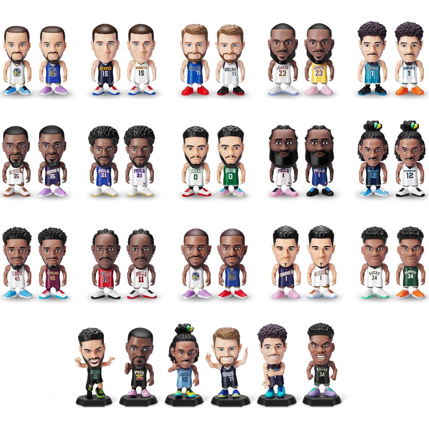 5 Sorpresa NBA Ballers ZURU Serie 1 Cápsula Coleccionable