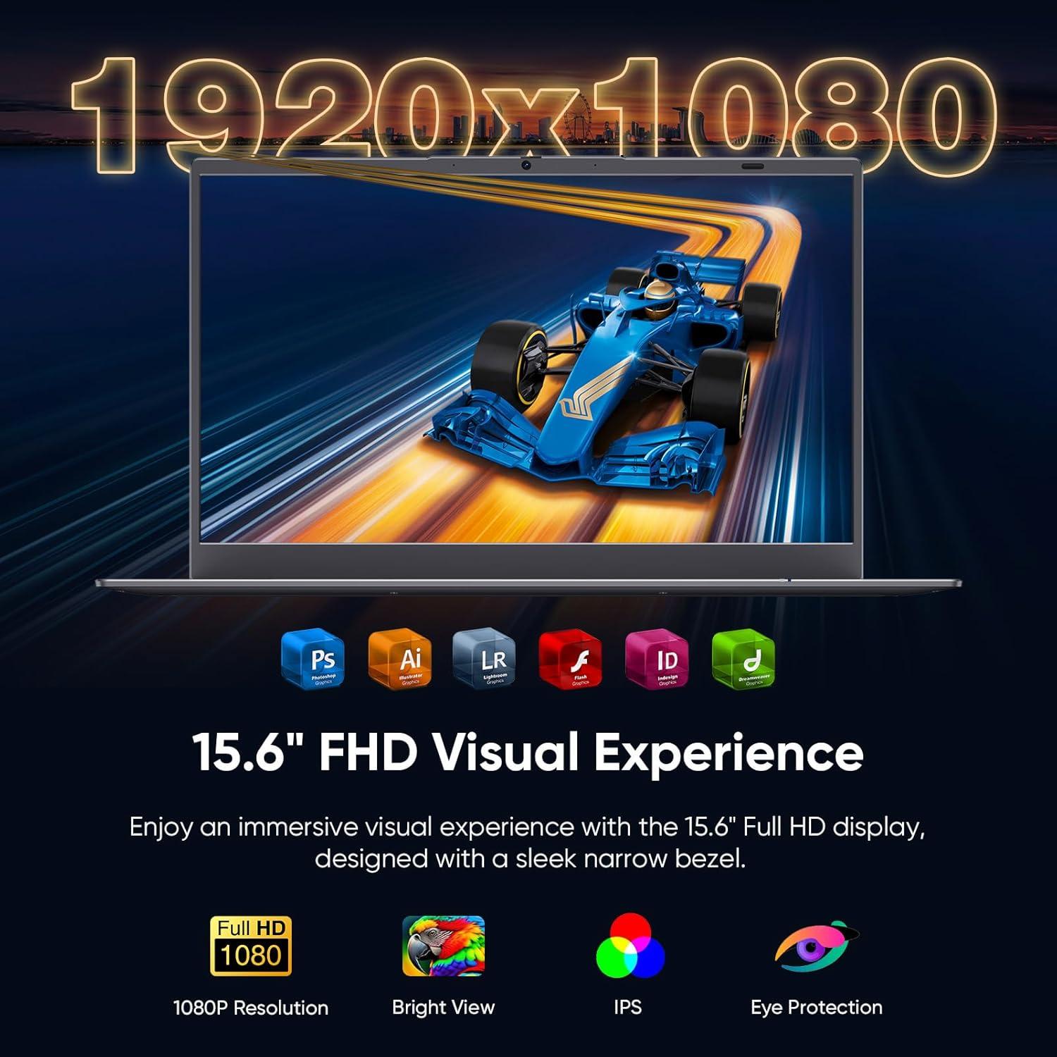 Laptop ITAMRYO F15TT 15.6" IPS 12GB RAM 512GB SSD Win11