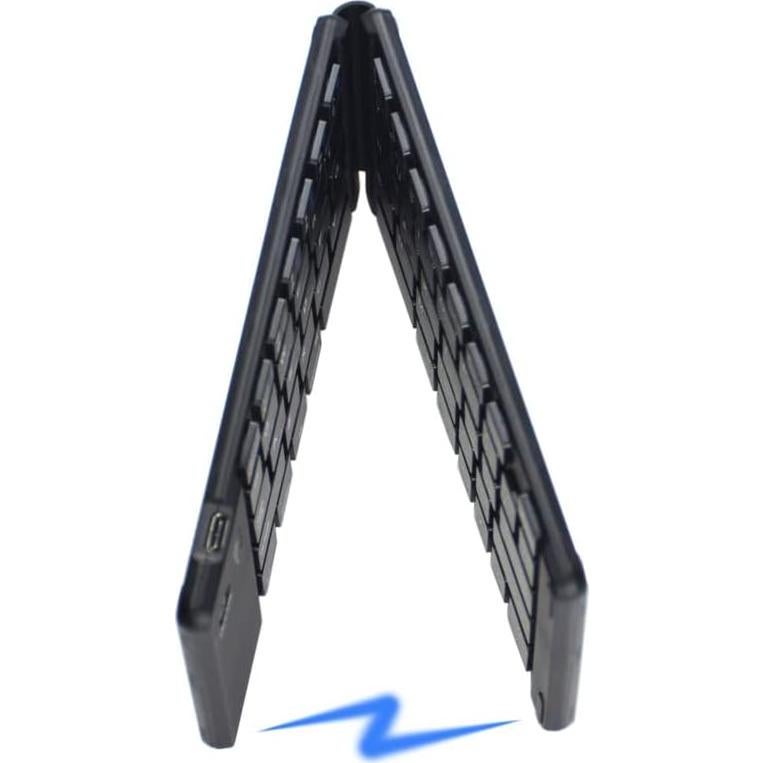 Combo Teclado y Ratón Inalámbrico Plegable Comeic - Negro