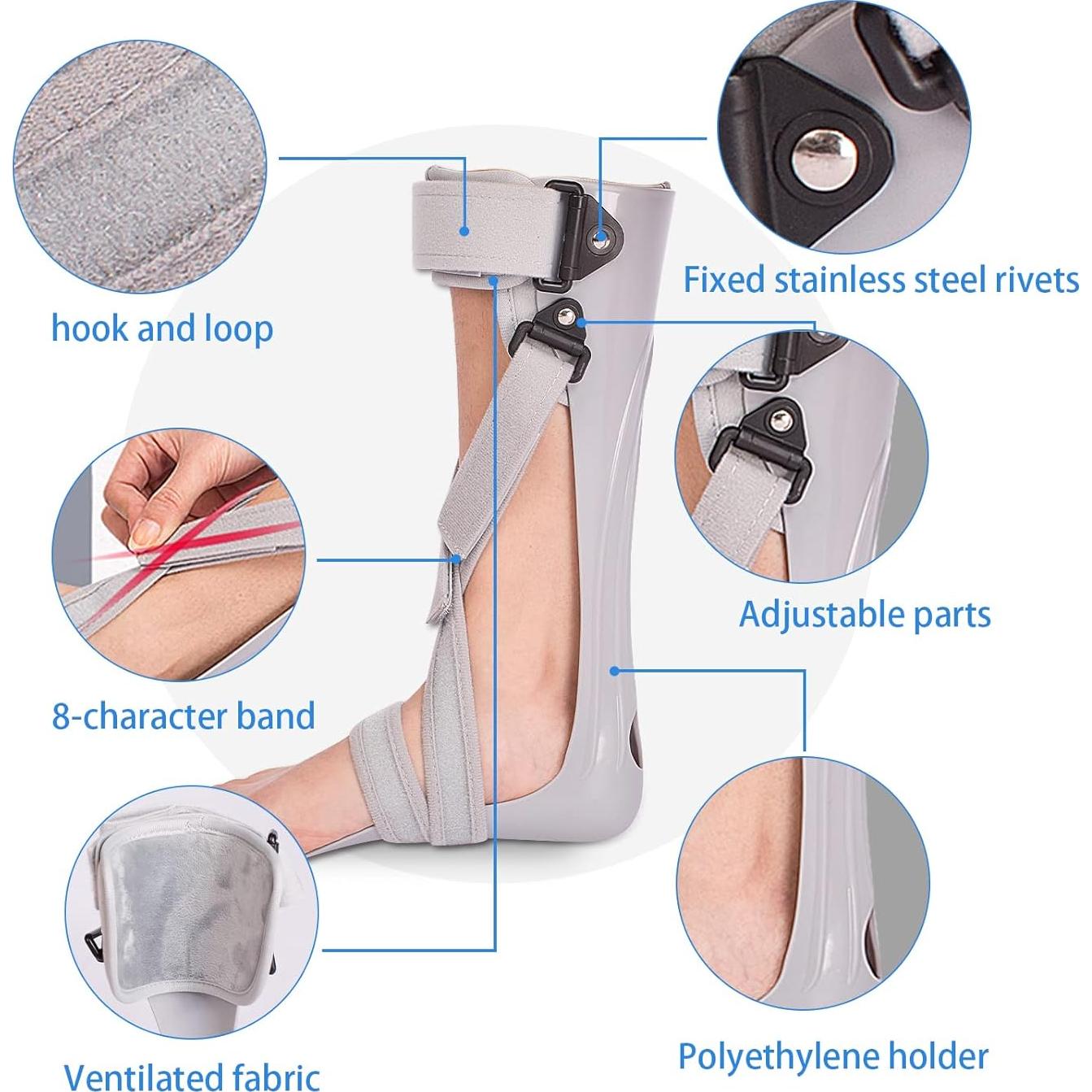 Férula AFO para Caída de Pie Shuyan Jiao Pequeño Izquierdo