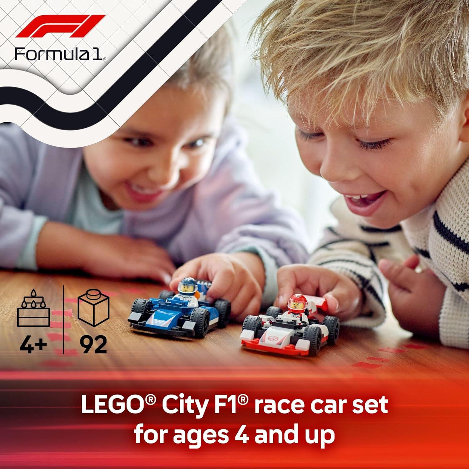 LEGO City F1 Williams Racing y Haas - Set de Coches 60464