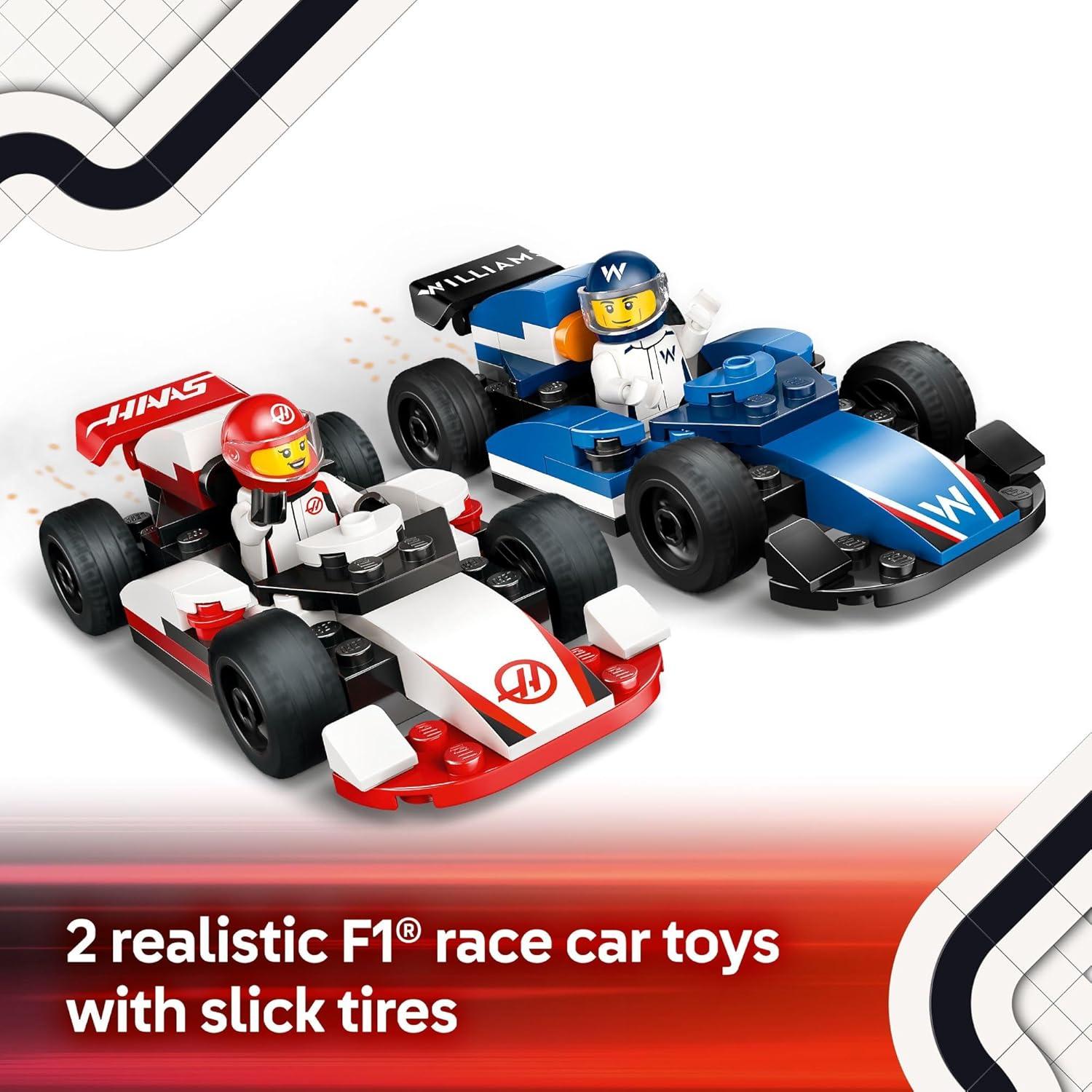 LEGO City F1 Williams Racing y Haas - Set de Coches 60464