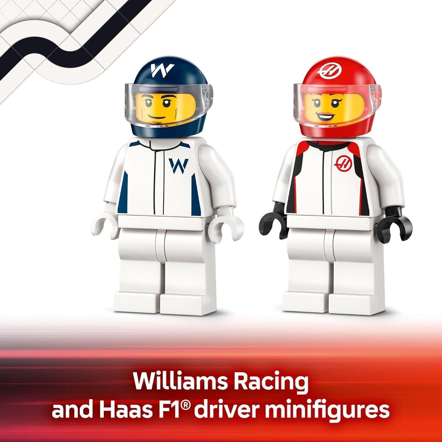 LEGO City F1 Williams Racing y Haas - Set de Coches 60464