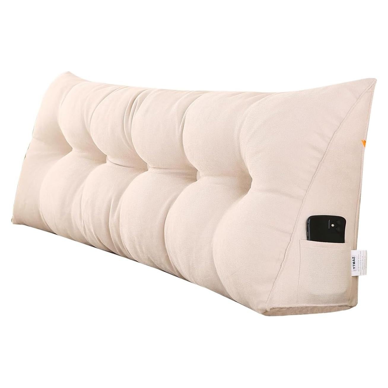 Almohada Triangular de Cuña SAMTY Twin XL Beige 39x20.3x50.8 cm