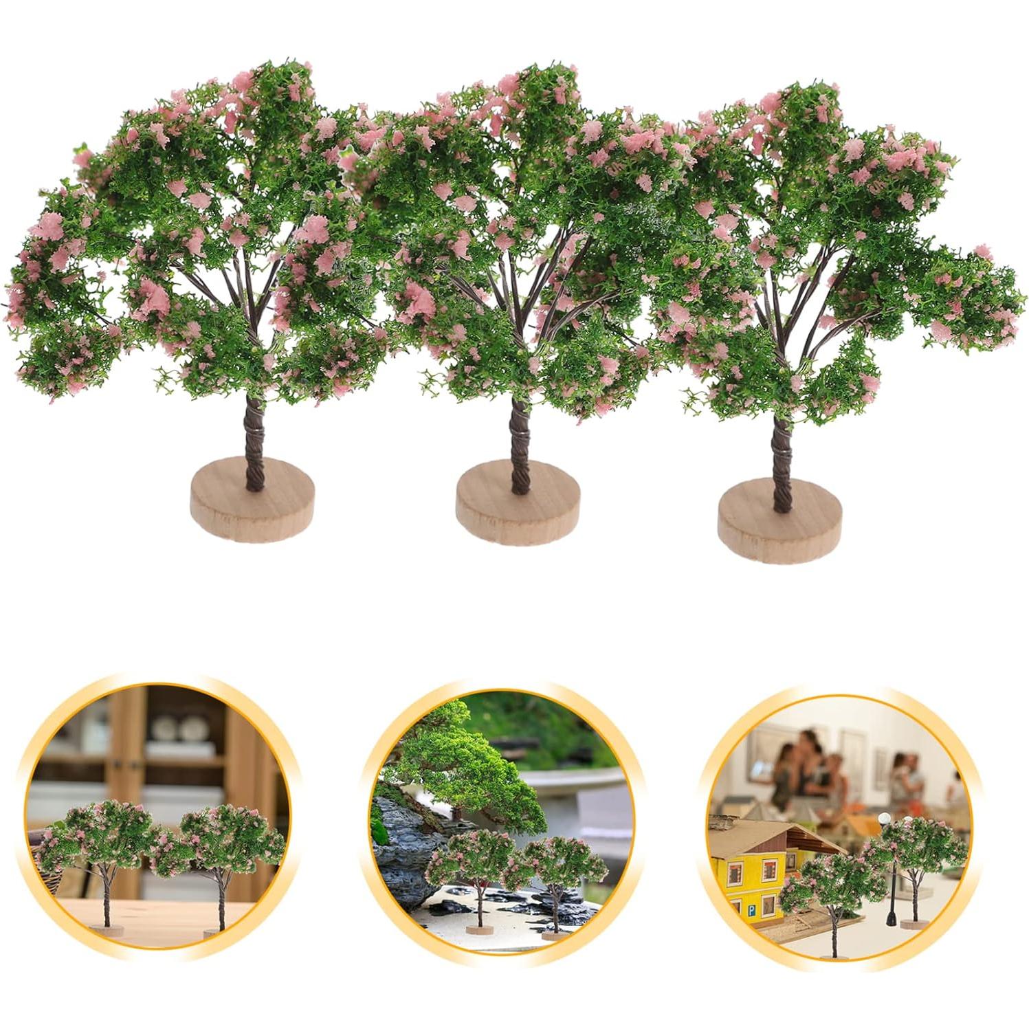 Mini Árboles de Paisaje Toyvian - 3 Piezas 19x17.8x10.2 cm