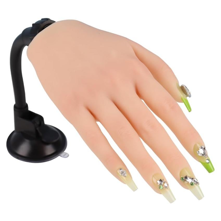 Mano Falsa de Silicona KnowU para Uñas Acrílicas - Derecha