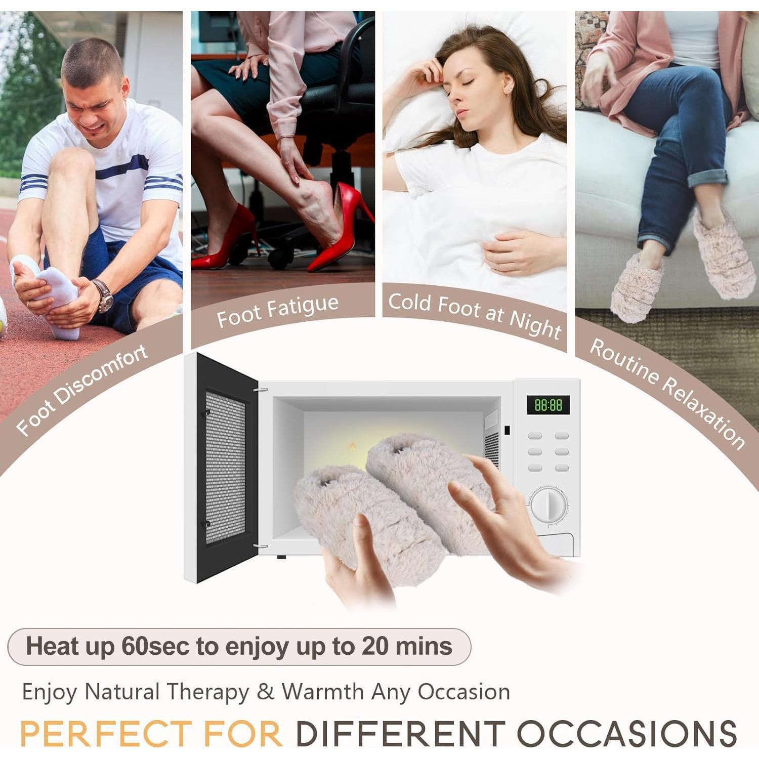 Pantuflas Calentables Microondas SUZZIPAD S/M Beige