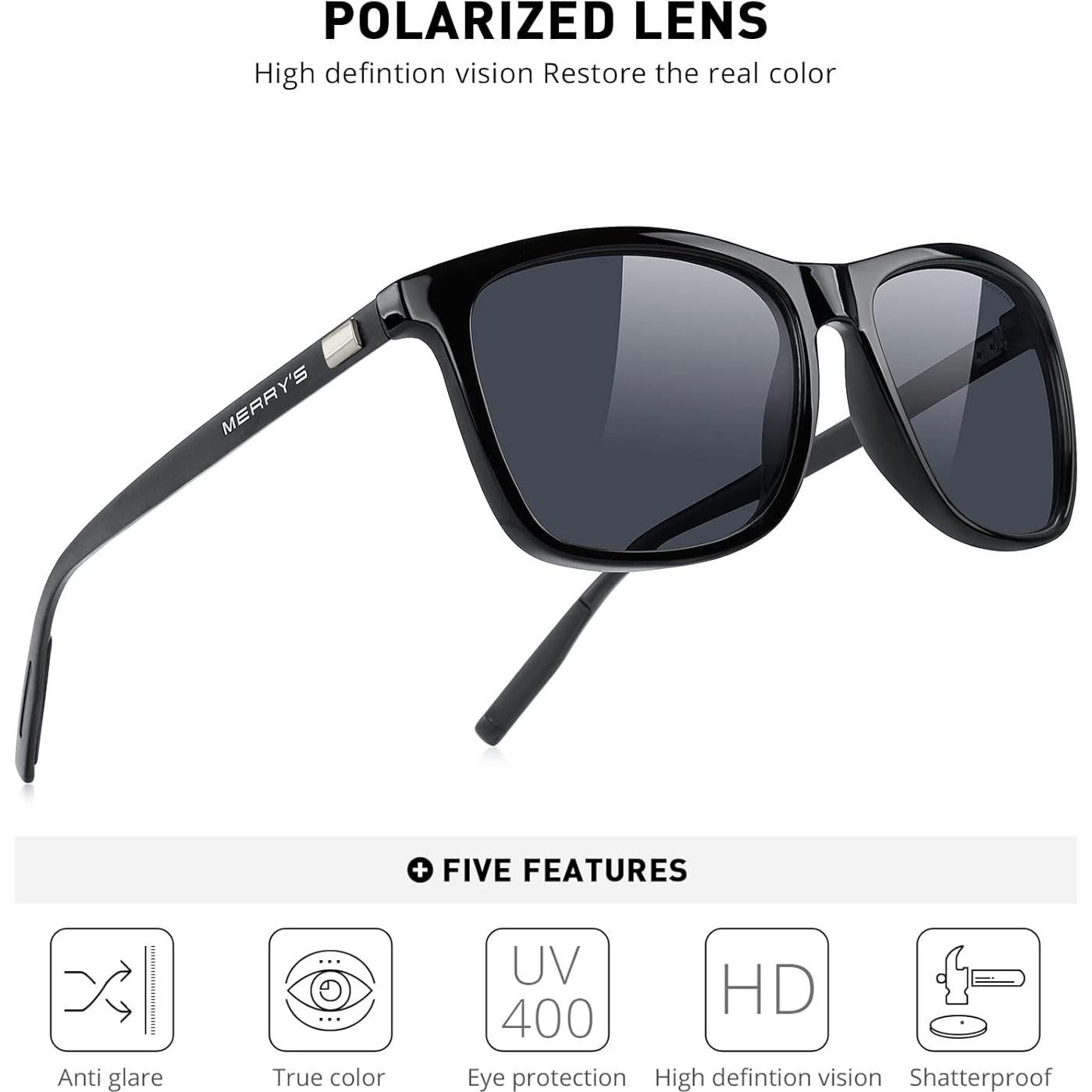 Gafas de sol polarizadas MERRY'S Vintage S8286 unisex