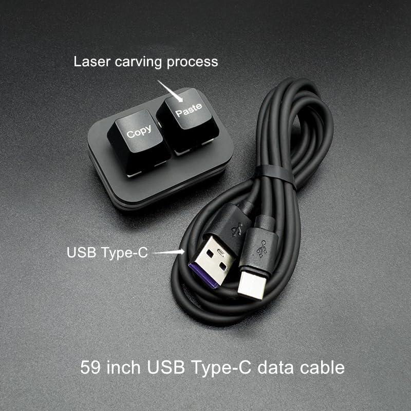 Teclado Macro Programable Sanjimida 2 Teclas Negro USB