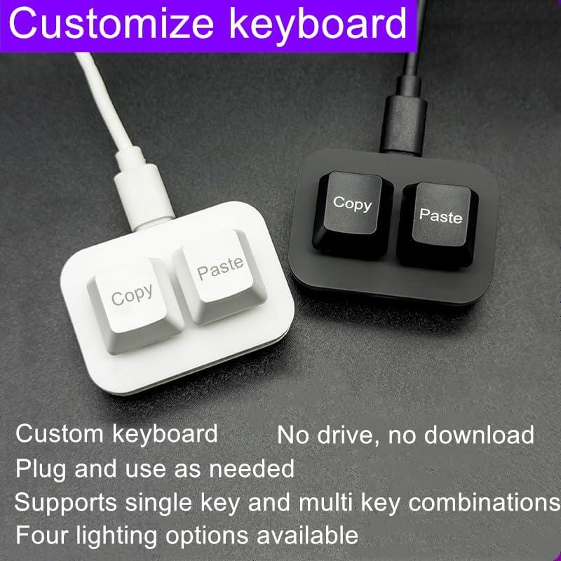 Teclado Macro Programable Sanjimida 2 Teclas Negro USB