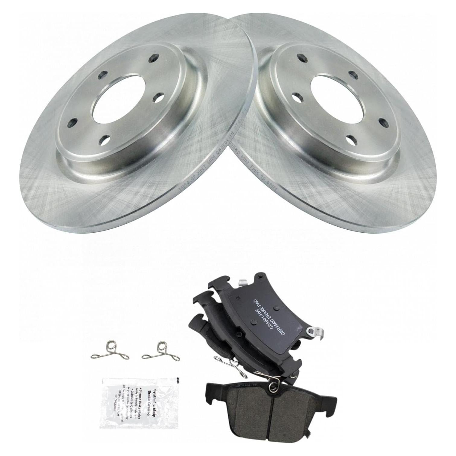 Kit de Freno TRQ Cerámico Trasero Chrysler Pacifica 2017-19