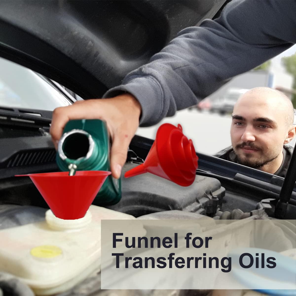 Set de 4 Embudos de Plástico KongNai para Cocina y Automóvil