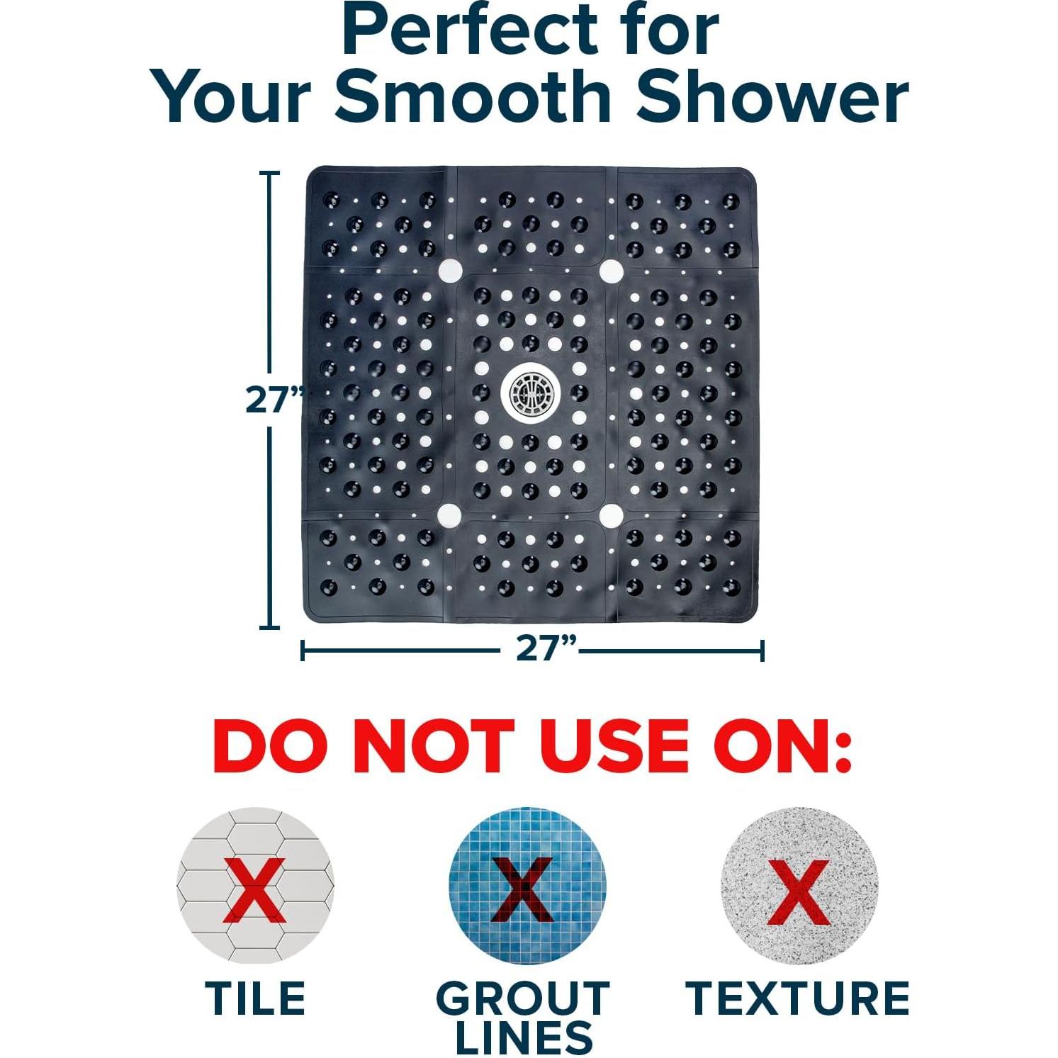 Alfombrilla de Ducha Antideslizante SlipX Solutions 68.58 cm