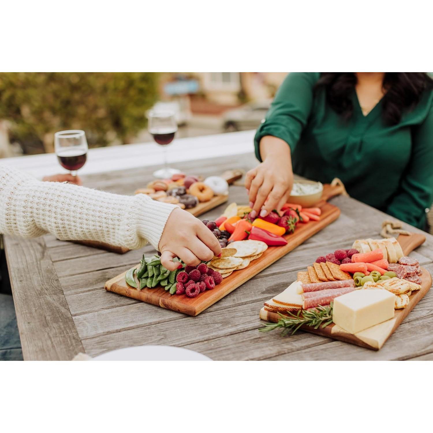 Set de 3 Tablas de Charcutería Artesanales Picnic Time Acacia