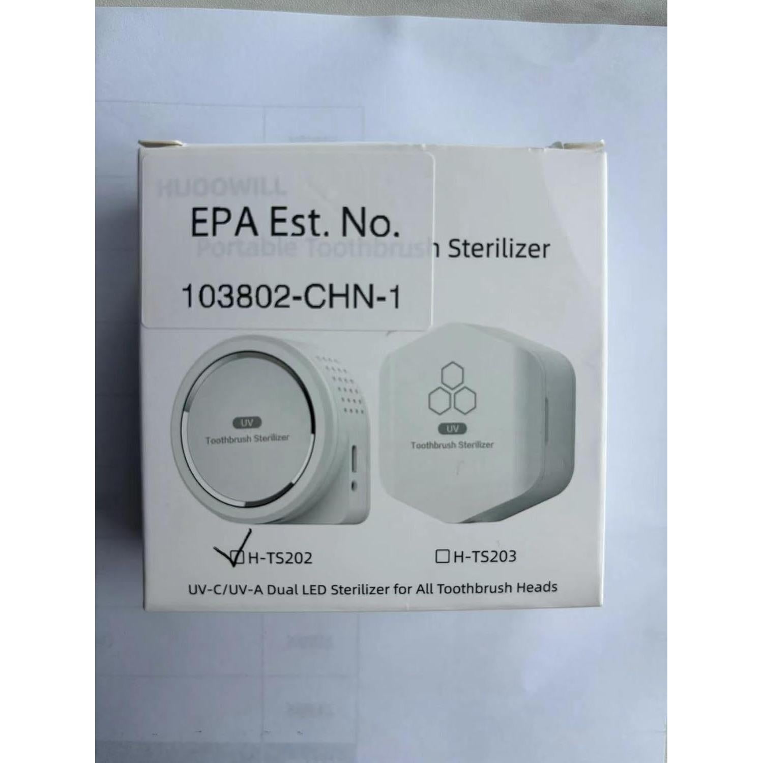 Soporte desinfectante UV para cepillos de dientes Sugar Swan