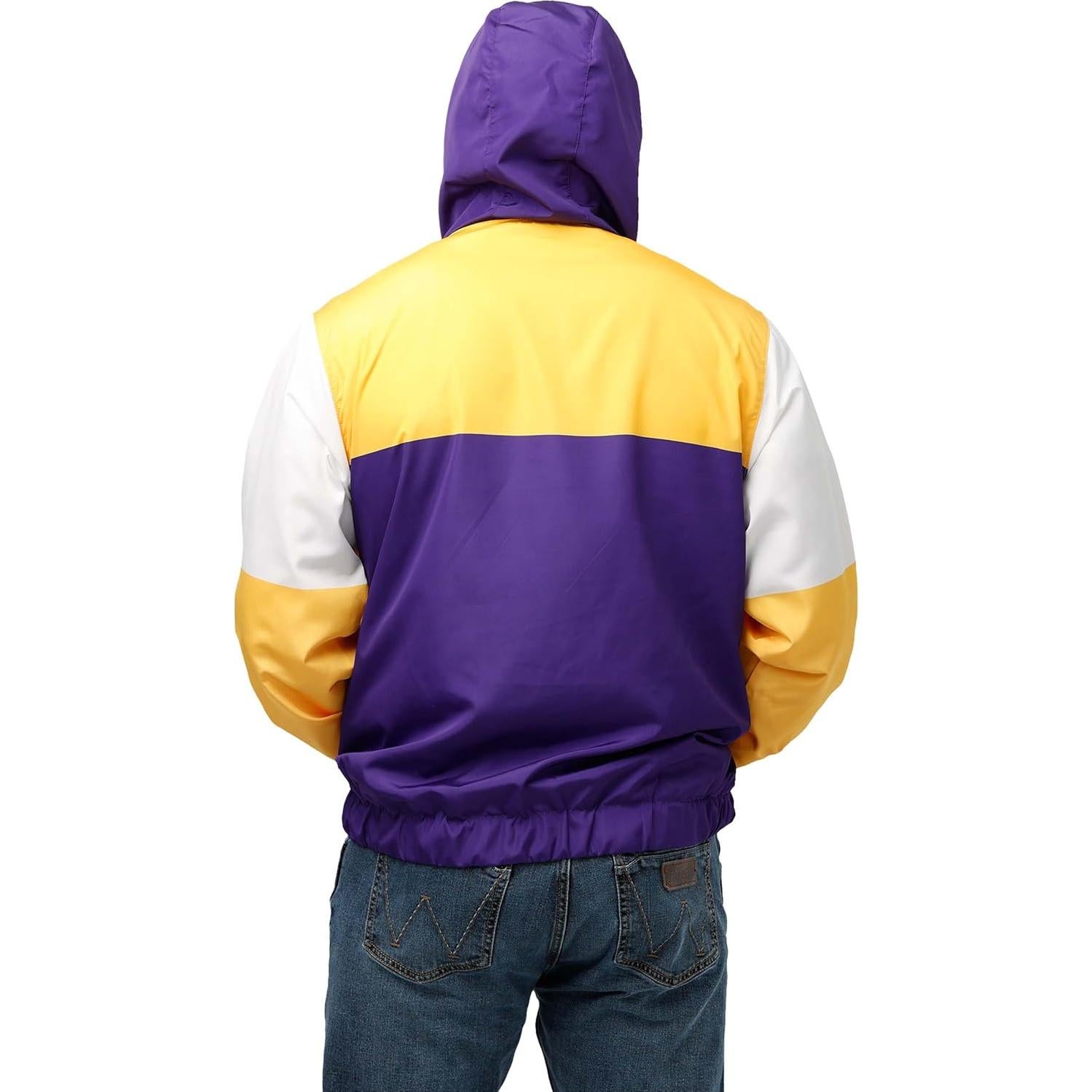 Chaqueta cortavientos FOCO NBA Hombres Mediana Lakers