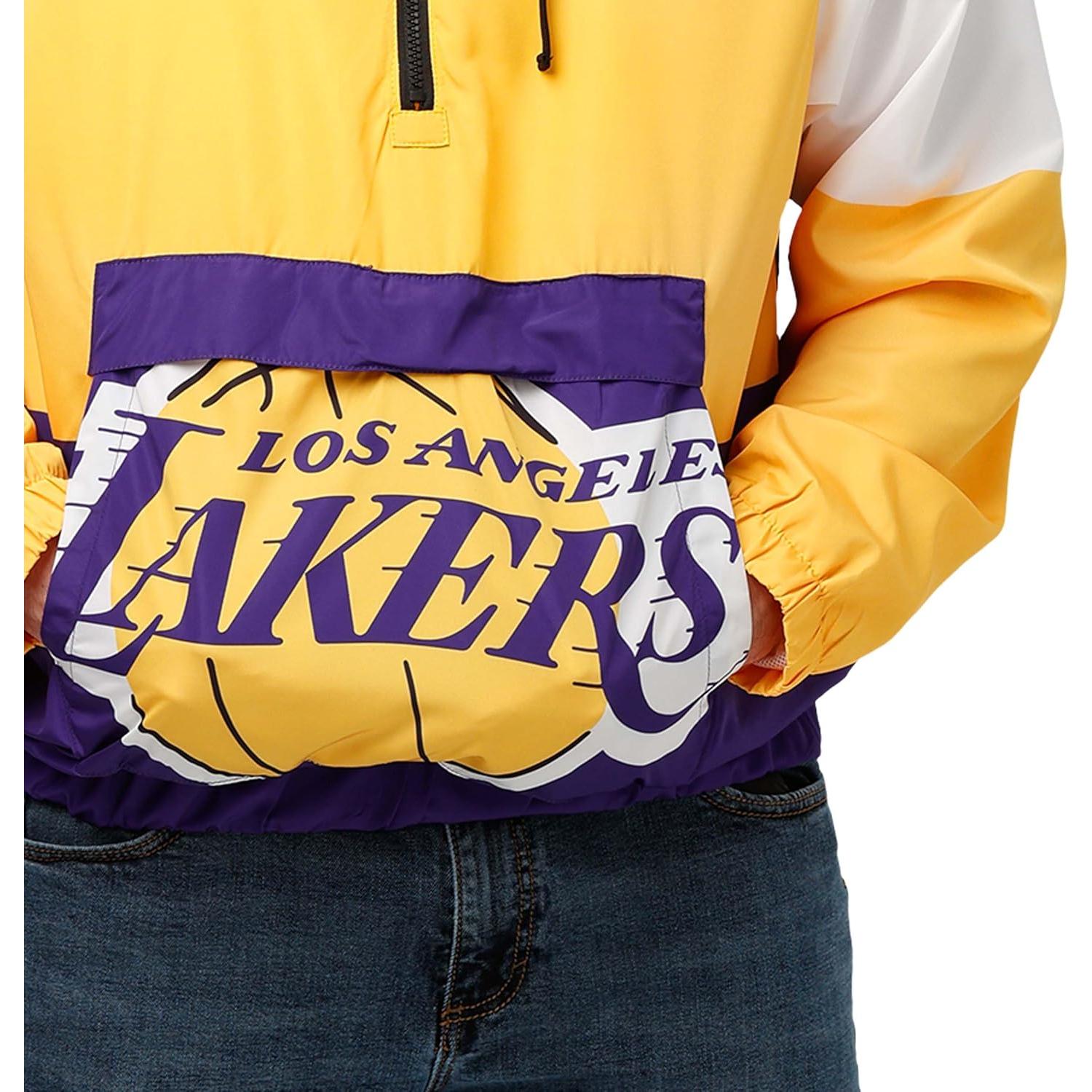 Chaqueta cortavientos FOCO NBA Hombres Mediana Lakers