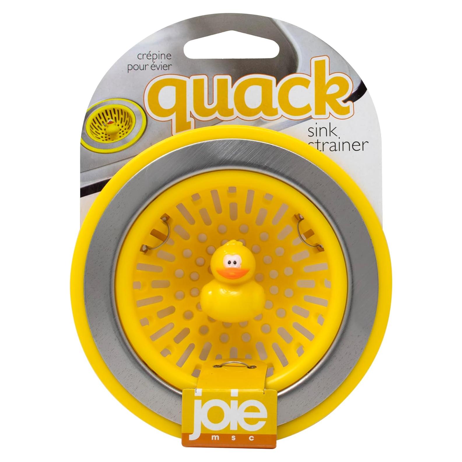 Colador de Fregadero Joie Pato Amarillo 11.43 cm Acero Inoxidable
