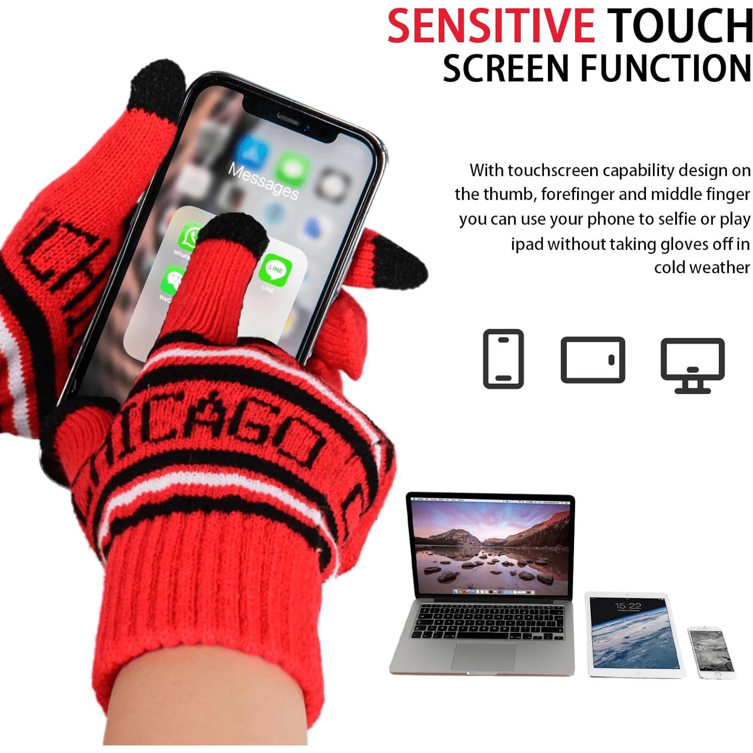 Gorro Beanie Clásico Vintage con Calavera y Guantes Cálidos