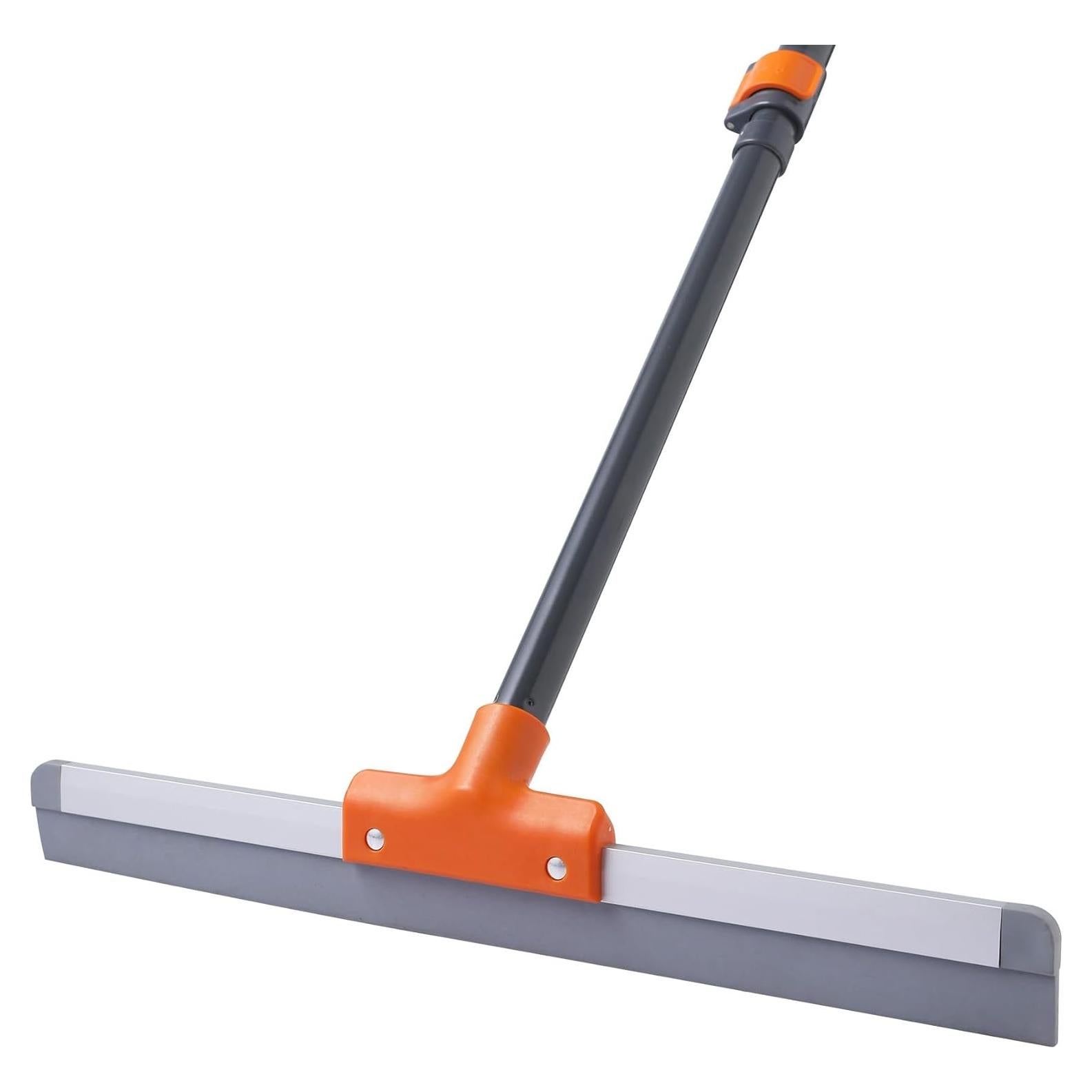 Raspador de Piso CLEANHOME 43 cm Goma Aluminio Ajustable