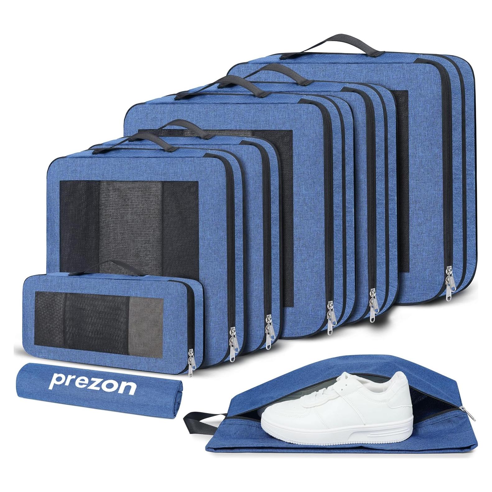 Set de 8 Cubos de Compresión EO-UP para Viajes 25.4x17.8cm