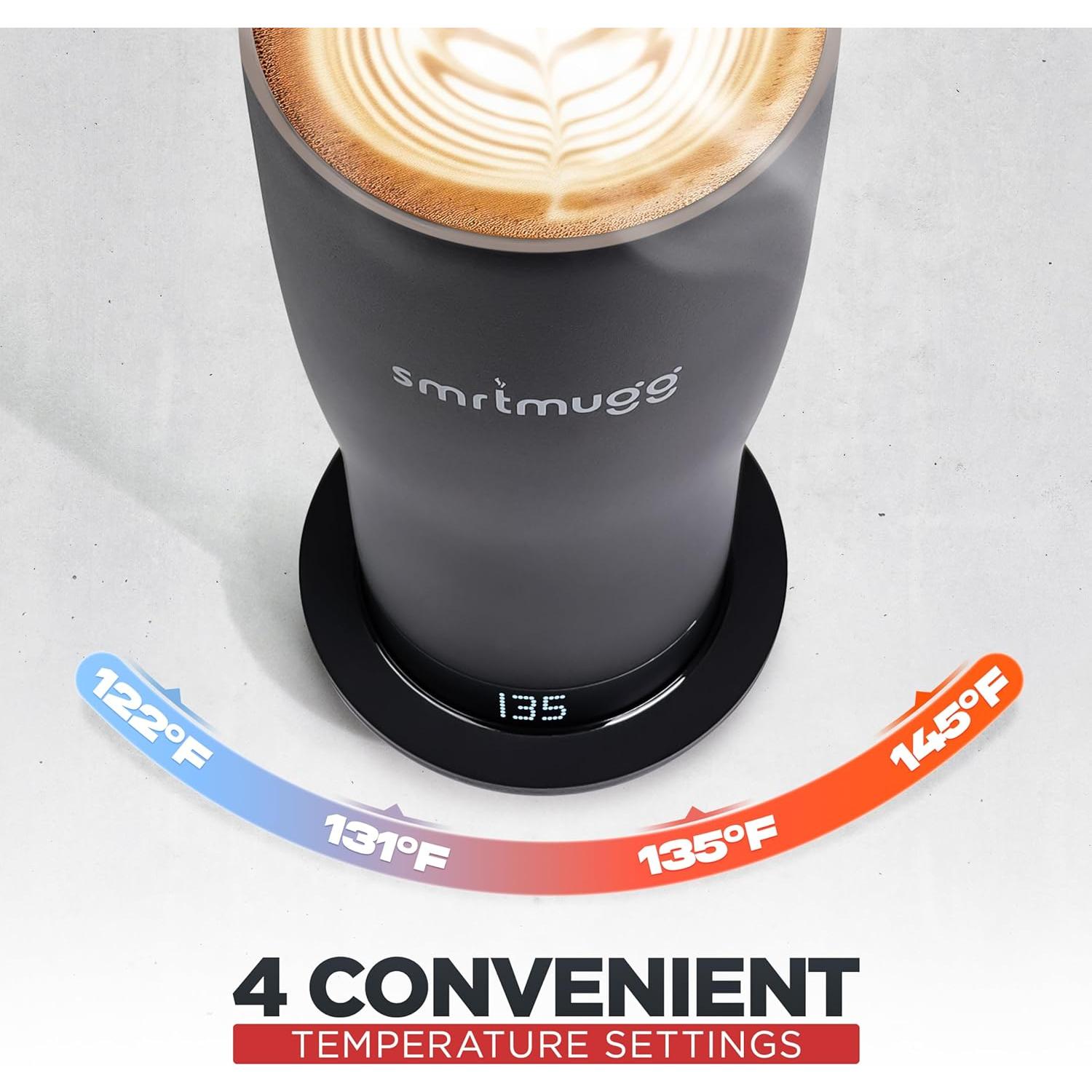 Taza de Café Auto-Calentada SmrtMugg X 0.56 L Pantalla LCD