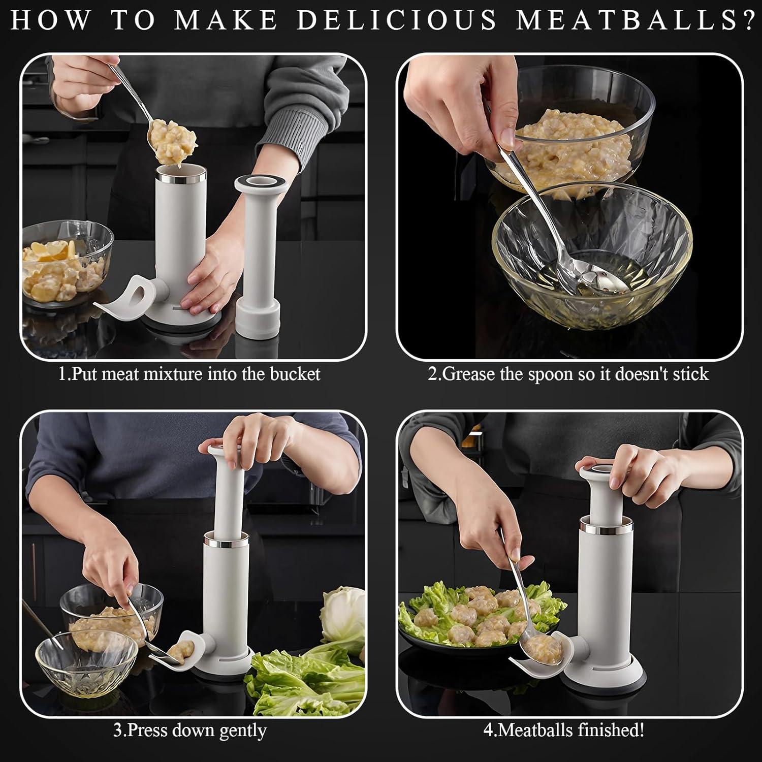 Máquina de embutir salchichas Usluole 2 en 1 acero inoxidable