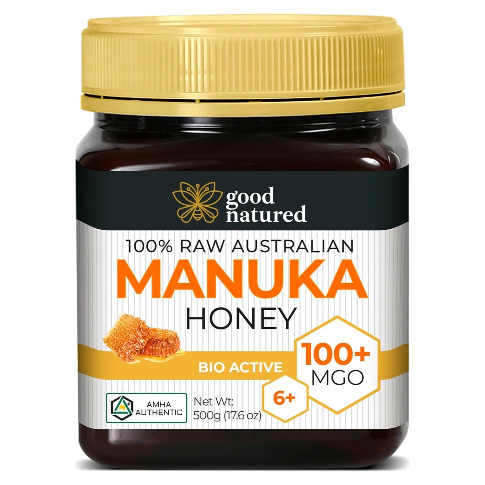 Miel de Manuka Cruda 500g Good Natured MGO 100+ NPA 6+