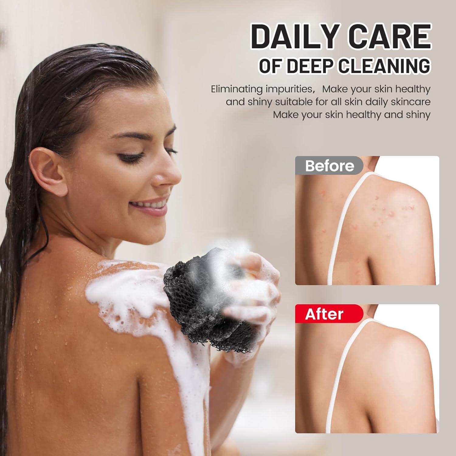 Esponja Exfoliante de Red Africana Zocy - Negro, 19.19x14.29cm