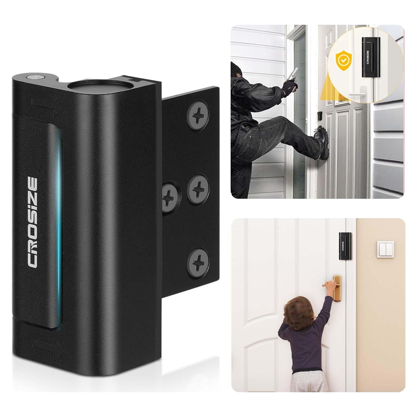 Cerradura de Seguridad Crosize para Puerta Interior Negra