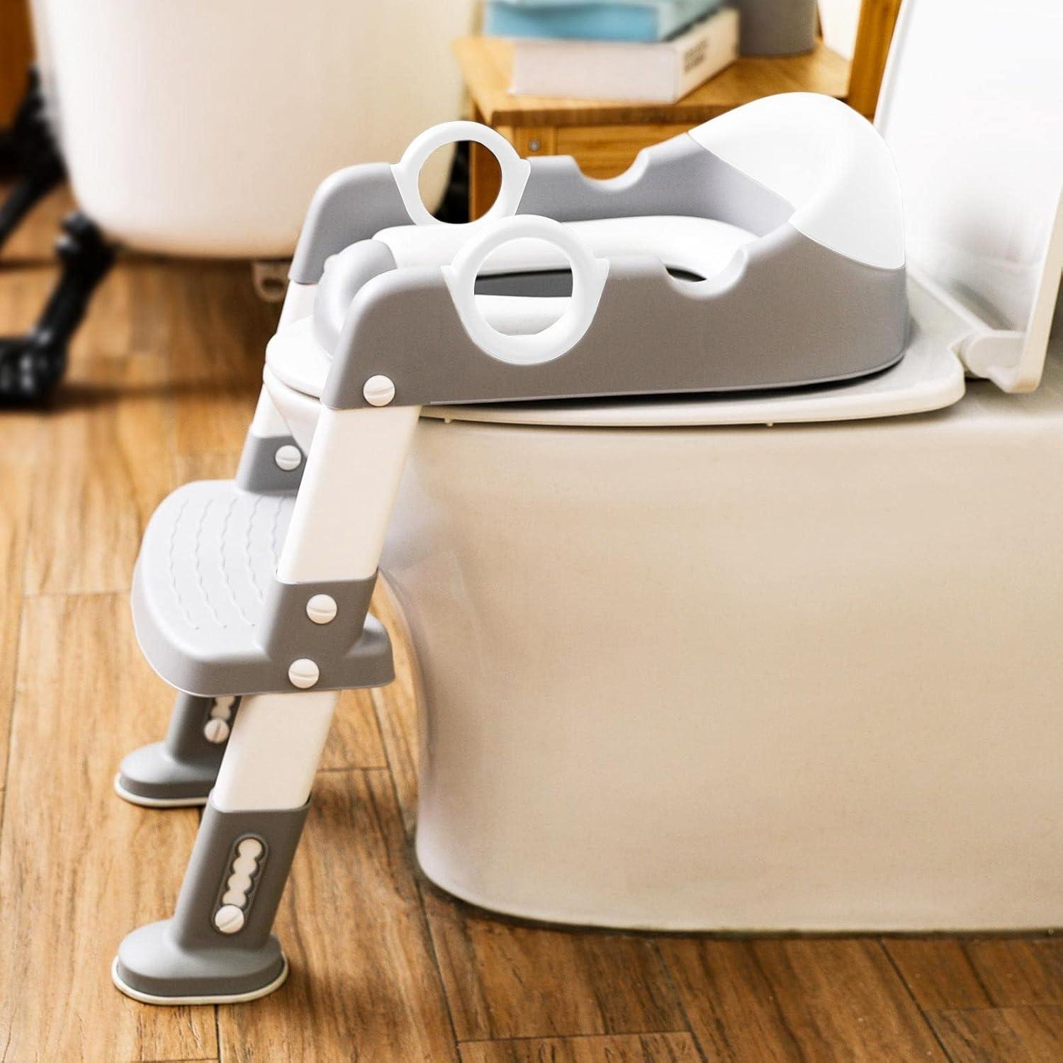 Escalera de Inodoro Wiifo con Cojín Antideslizante 75 kg