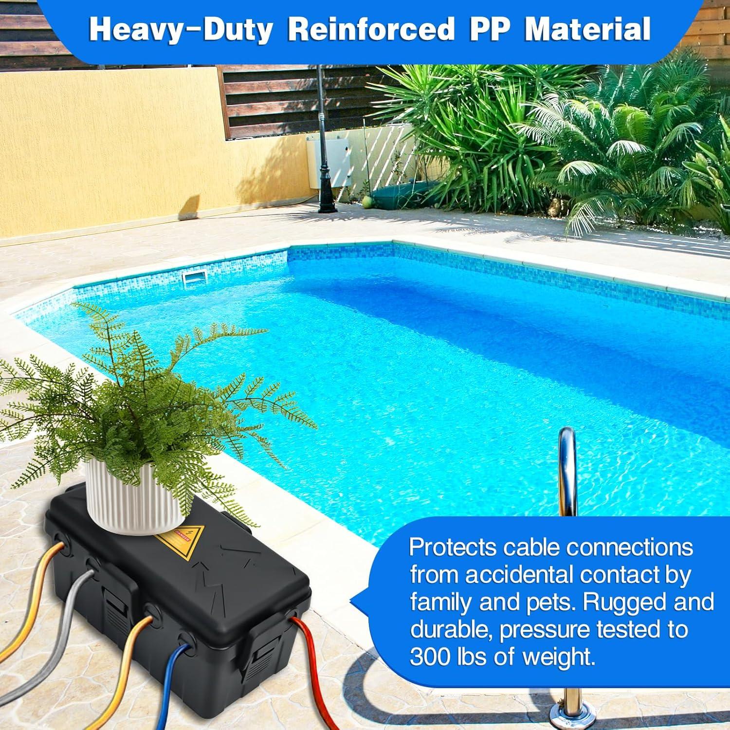 Caja Eléctrica Exterior Hrensaw IP54 26.9x14x11.4 cm Negra