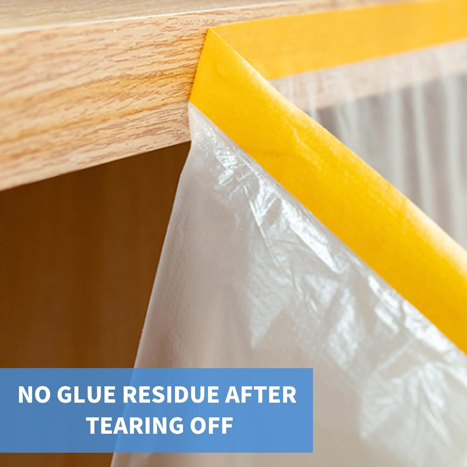 Película de Enmascarar Pre-tapada ZHOU ZHI 55cm x 20m - 3 Rollos