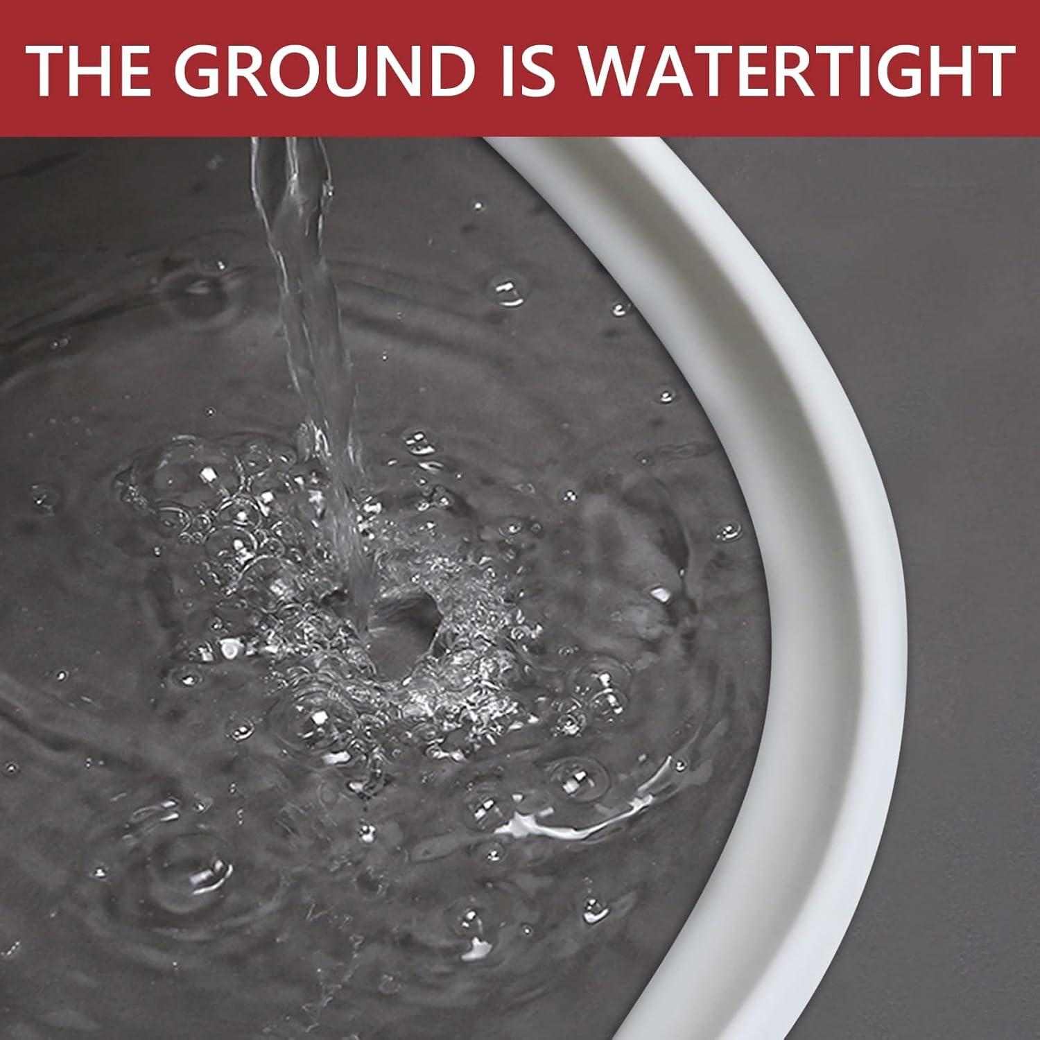 Dique de Ducha Plegable Frantie 1m Blanco - Retención de Agua