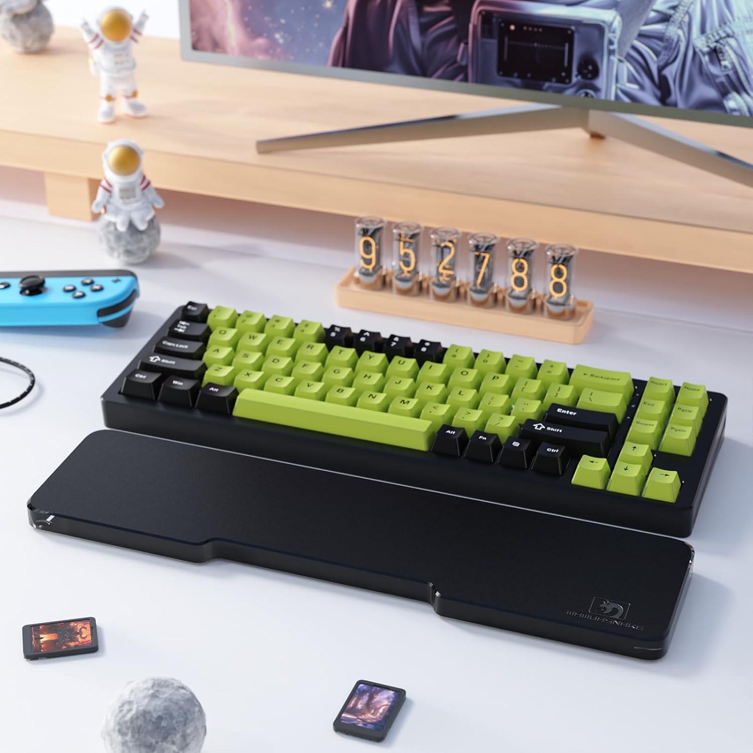 Reposamuñecas Ergonómico SELORSS de Acrílico Negro 30.5cm