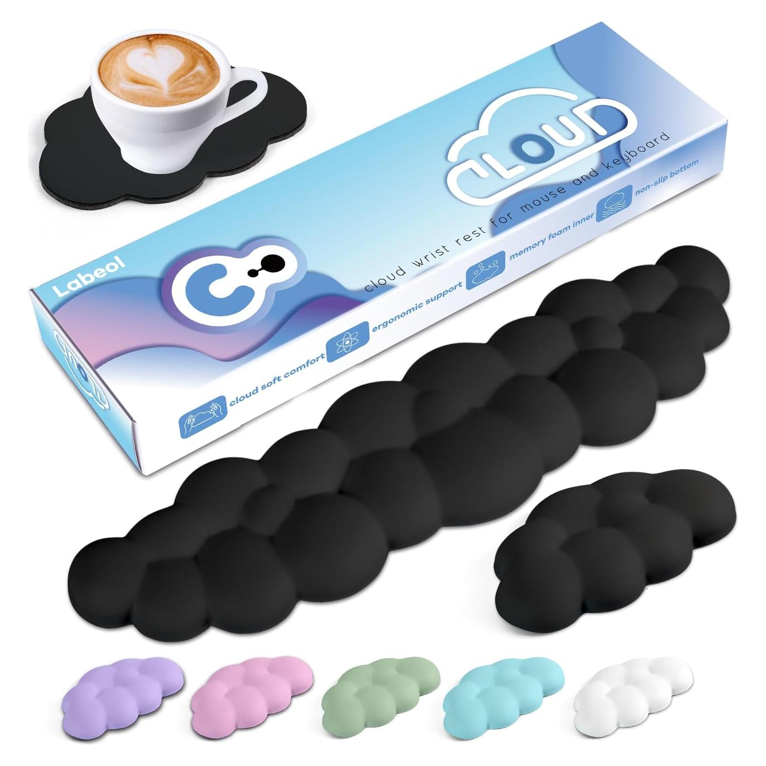 Reposamuñecas Ergonómico Labeol Nube con Base Antideslizante