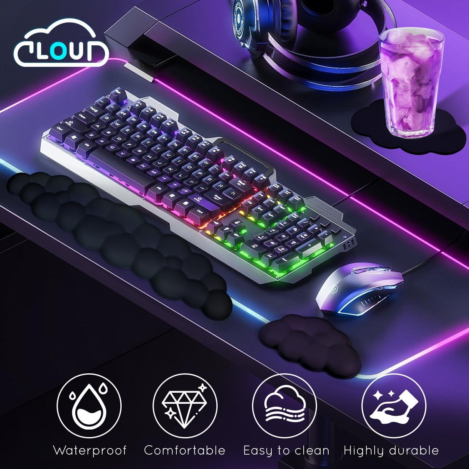 Reposamuñecas Ergonómico Labeol Nube con Base Antideslizante