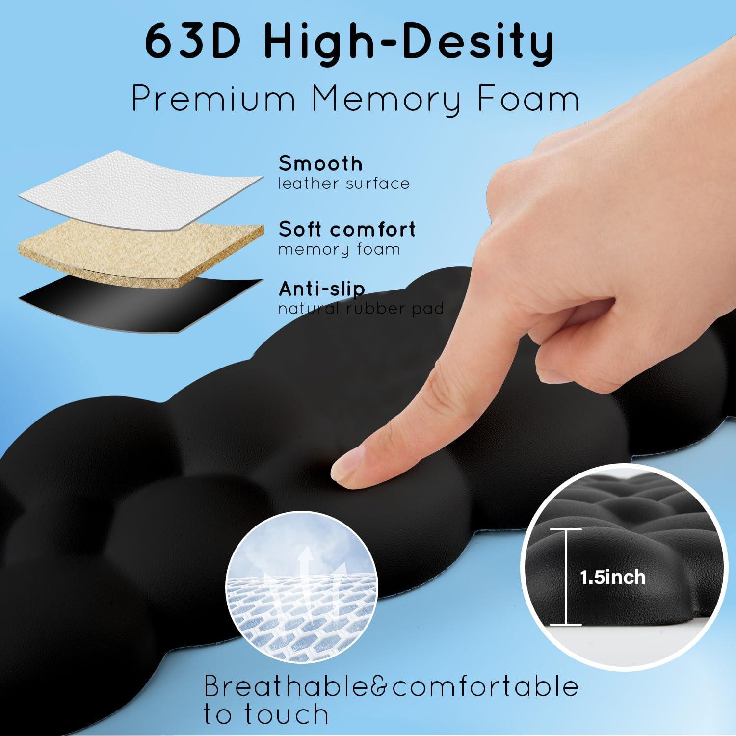 Reposamuñecas Ergonómico Labeol Nube con Base Antideslizante