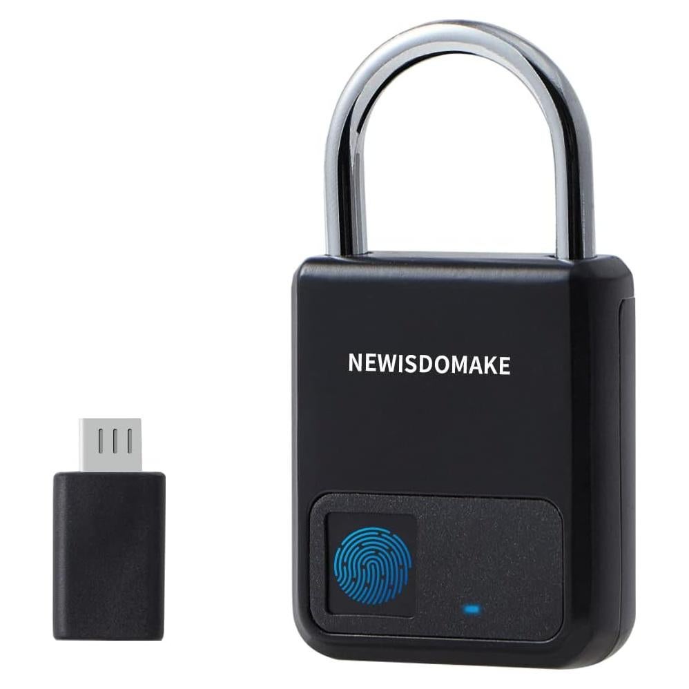 Candado de Huella Dactilar Newisdomake NM-8900B Negro
