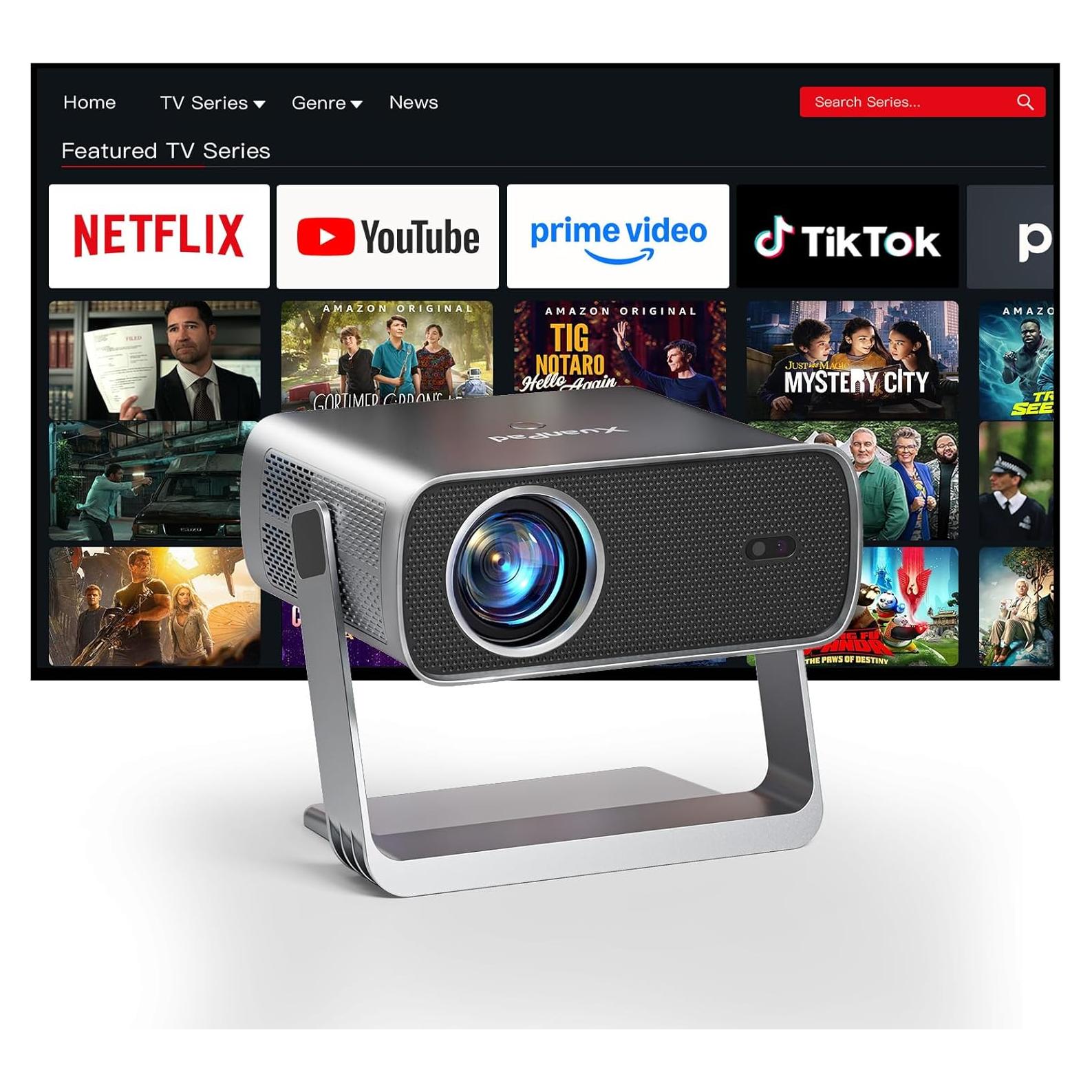 Proyector XuanPad Full HD 1080P Portátil WiFi Bluetooth 6