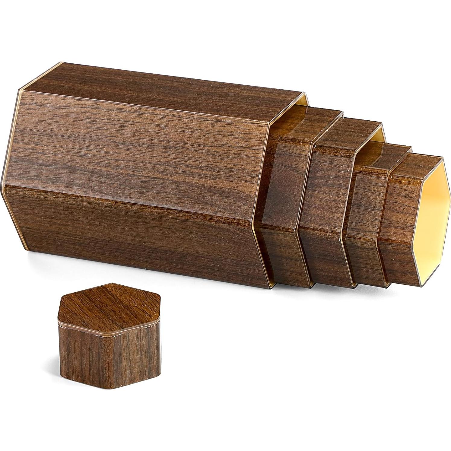 Soportes de Exhibición Acrílicos Hexagonales Jetec - 12 Pcs