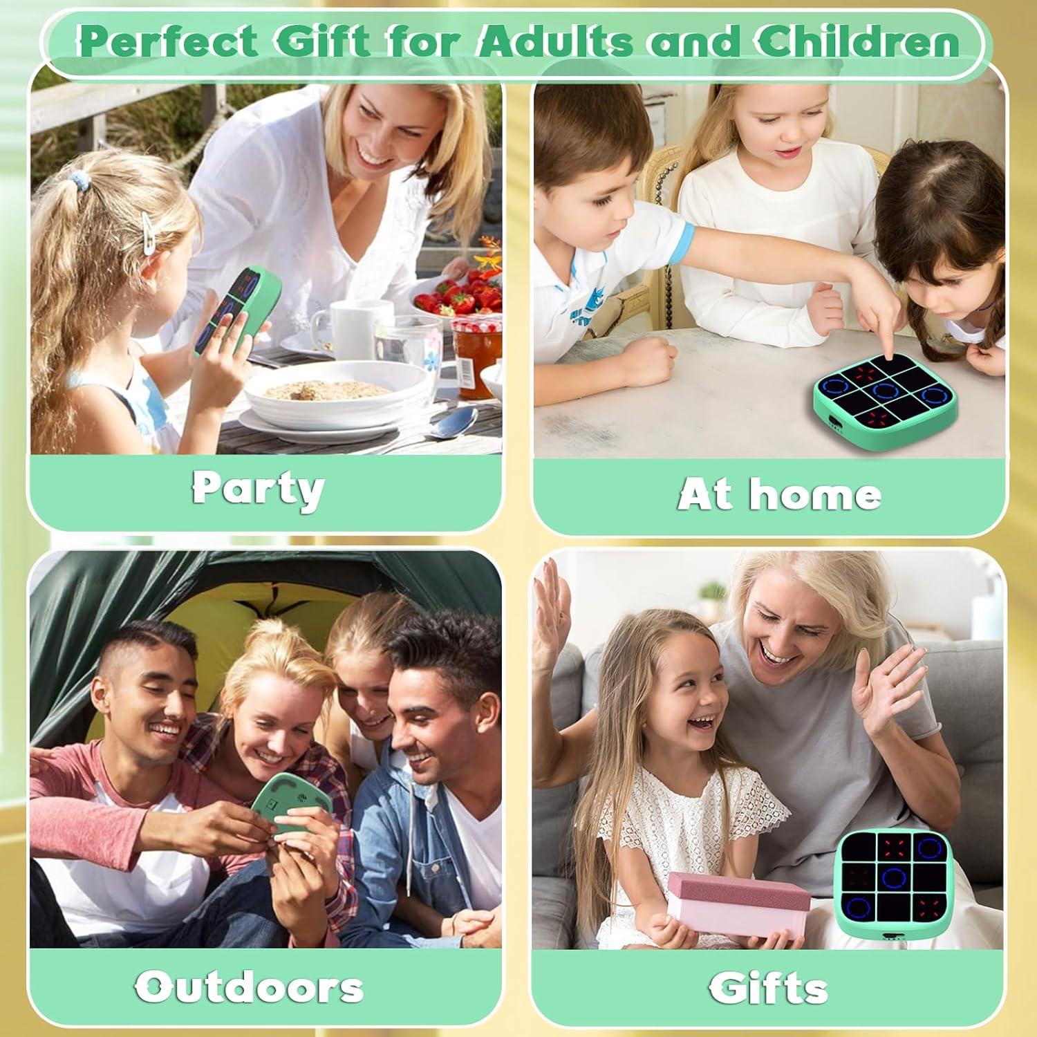 Juego Electrónico Tres en Raya Portátil Yemona 4 en 1