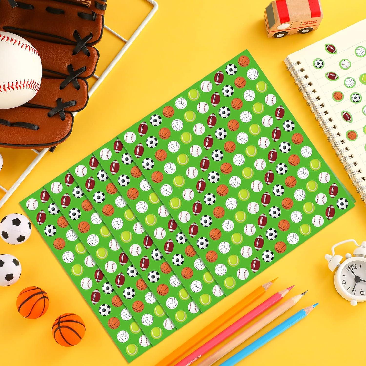 3000 Calcomanías Deportivas Geyee para Niños Multicolor