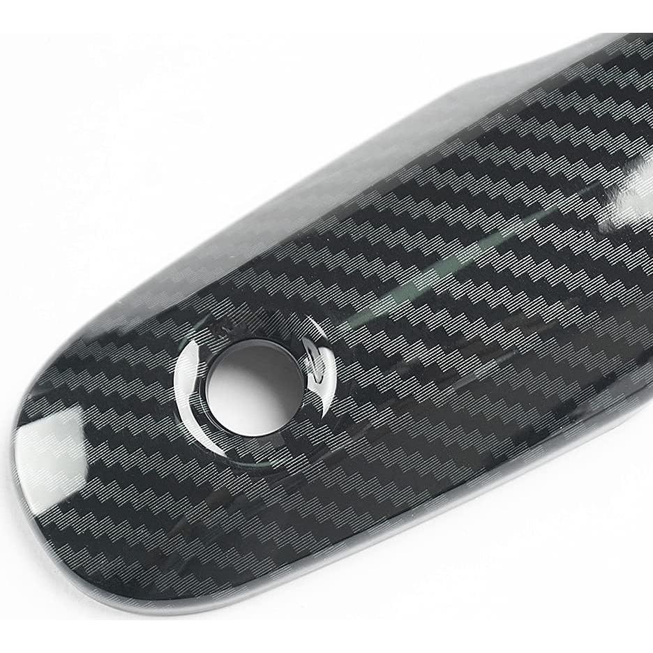 Cubierta Manija Puerta Auto DLOVEG Fibra Carbono Toyota 2018-2025