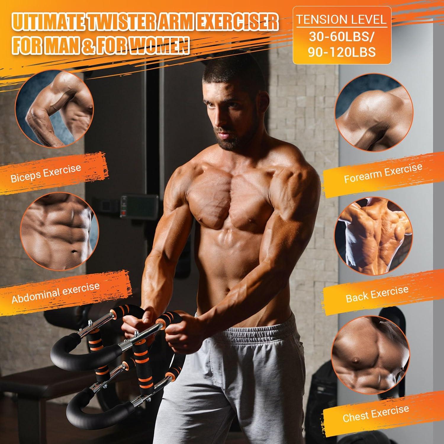 Entrenador de Brazo Twister JHMFDDSB TAT-002 Resistencia 13.6-54.4 kg