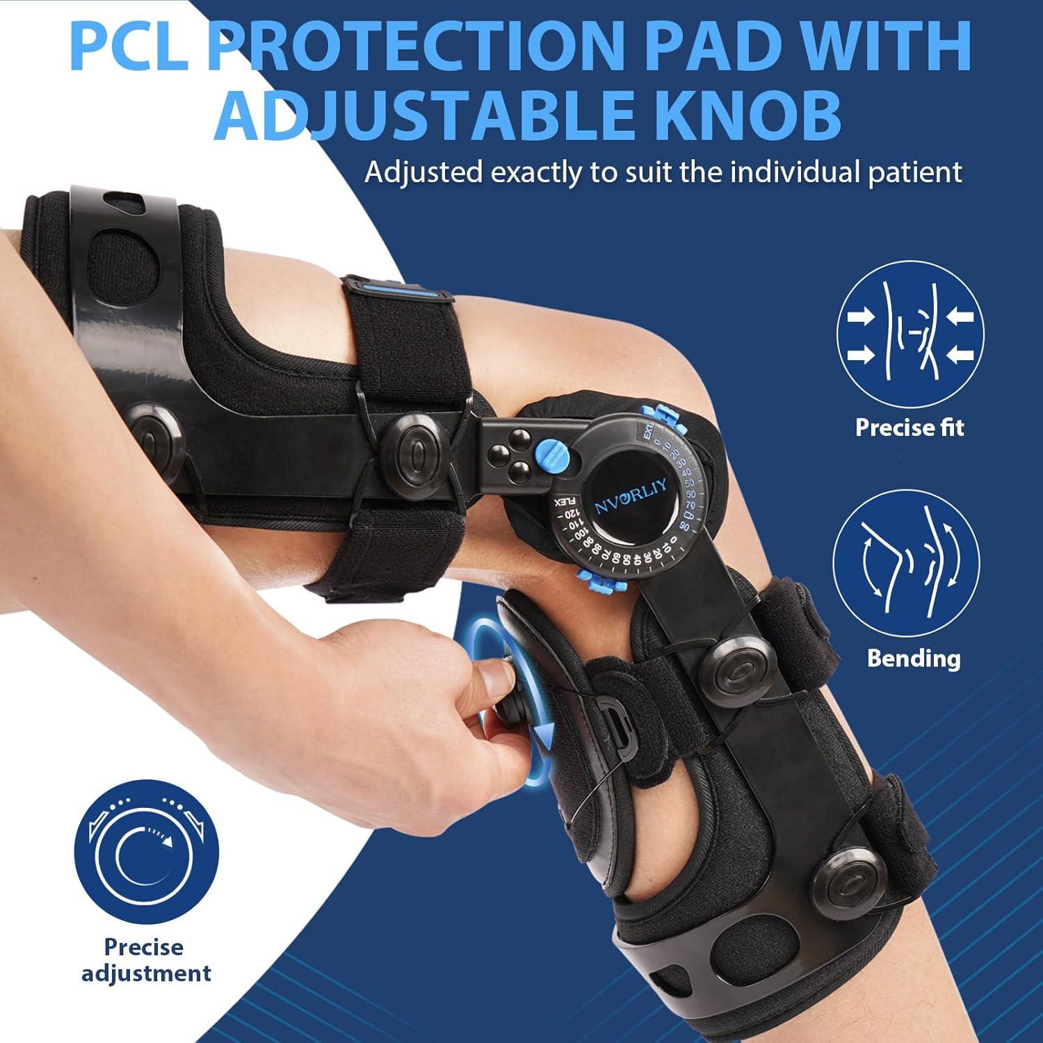 Faja de Rodilla Nvorliy Ajustable para LCP - Mediana Izquierda