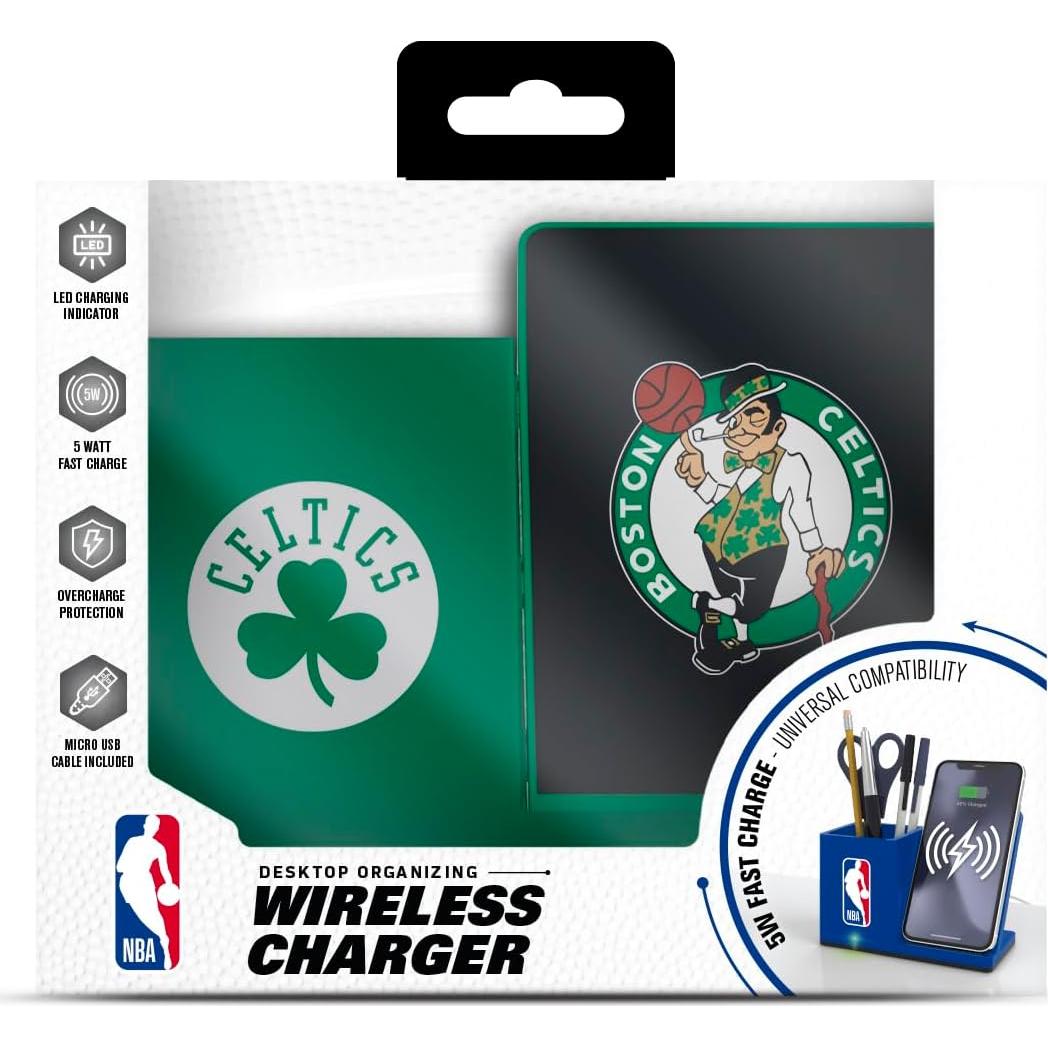 Cargador Inalámbrico SOAR Boston Celtics 11W Organizador