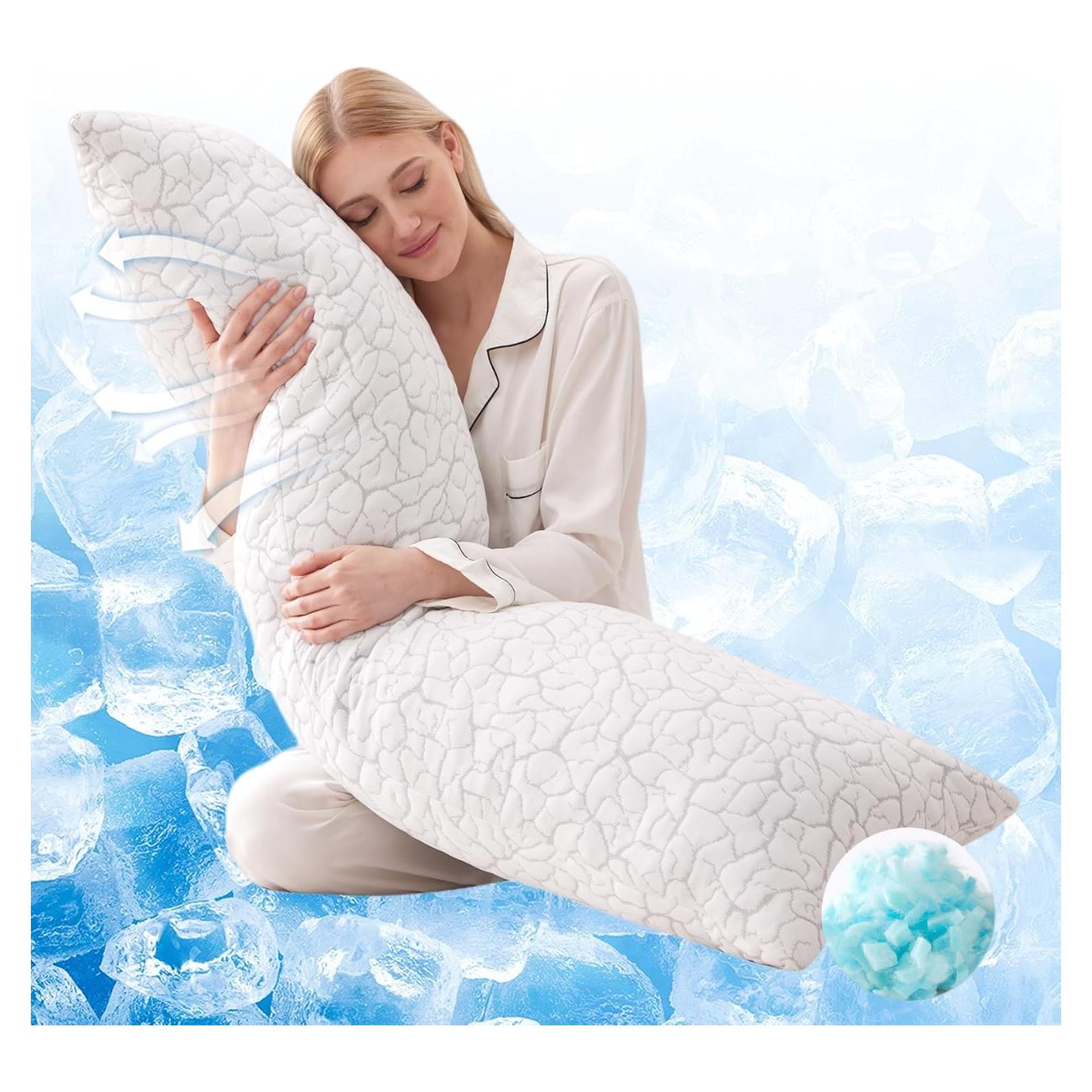Almohada Corporal Refrigerante WGAKCED 50.8x137.2 cm Ajustable